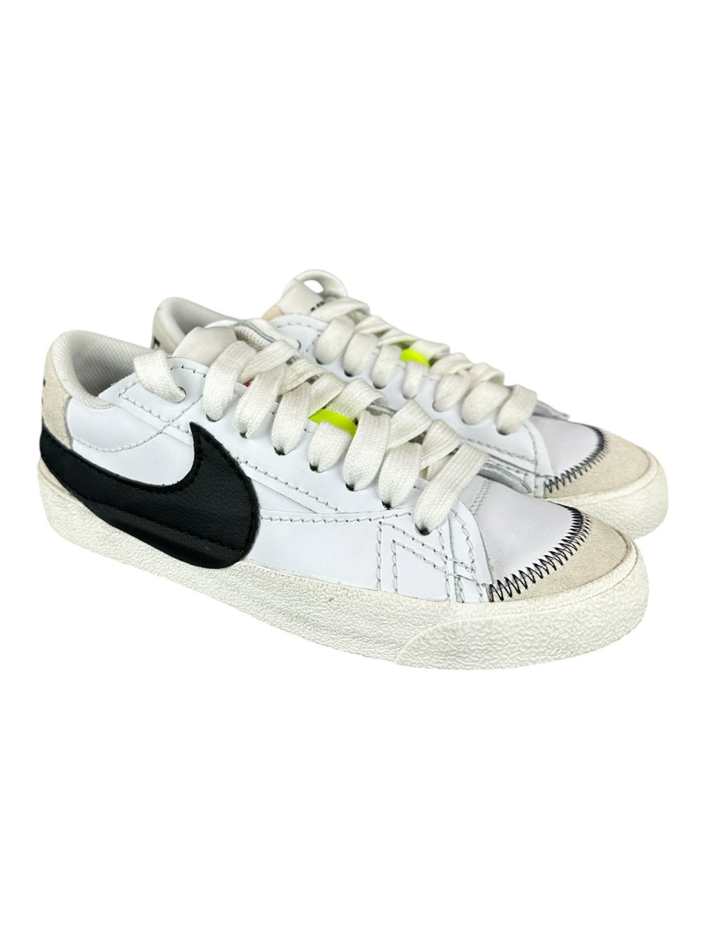 Nike Blazer Low 77 Jumbo Womens 7.5 White Black Sail Sneakers DQ1470-101